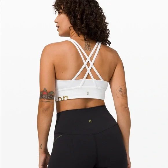 Lululemon Energy Bra Zip Special Edition - White - Picture 3 of 7